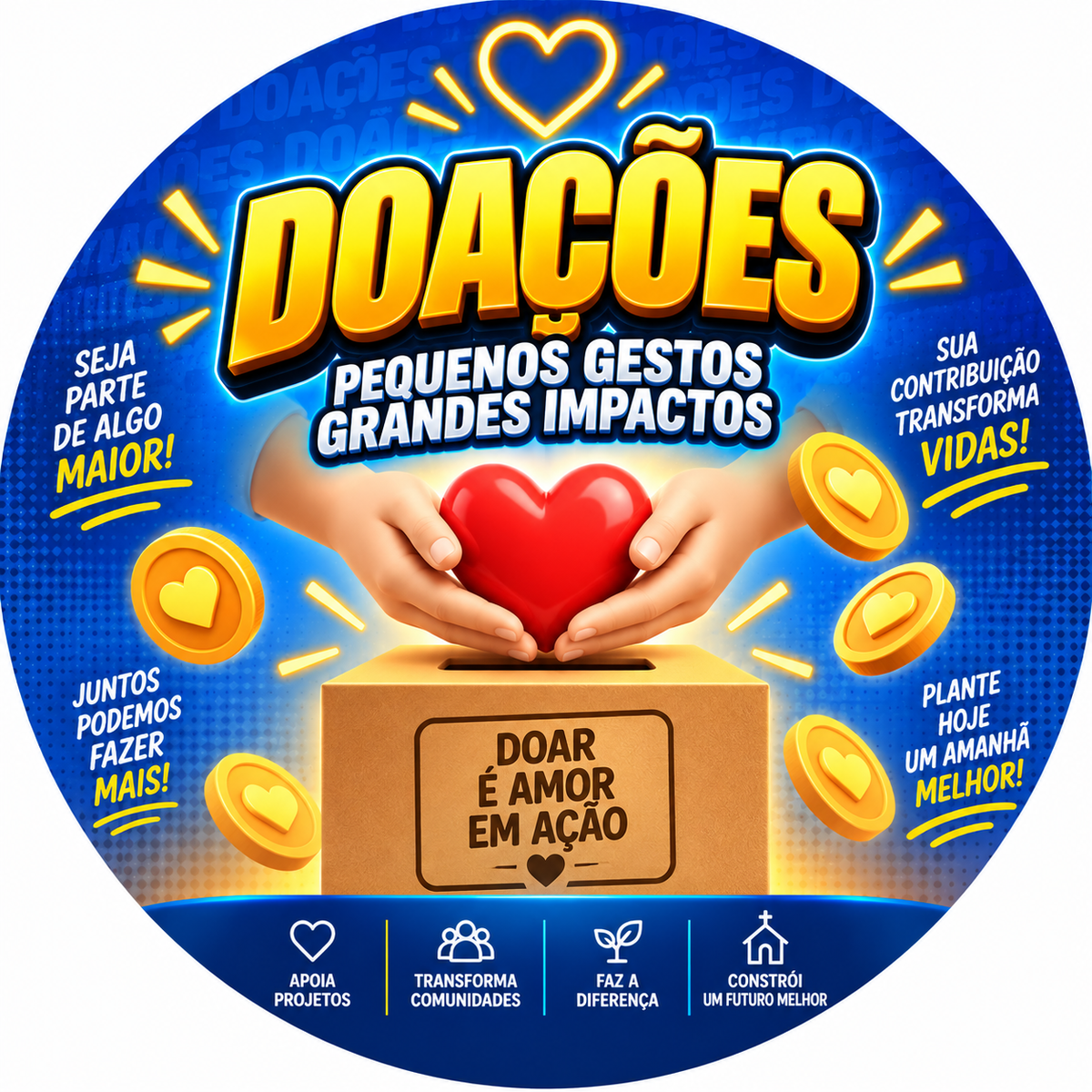 DOAÇÕES E AÇÃO SOCIAL