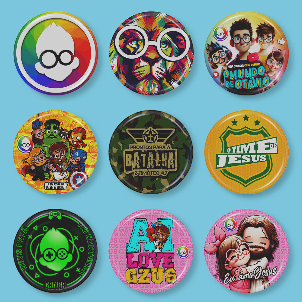 BOTONS // BROCHES • TAMANHO // 4,5cm