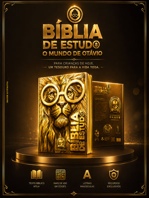 BÍBLIA DE ESTUDO O MUNDO DE OTÁVIO | EDIÇÃO OURO LIMITADA • 5 ANOS