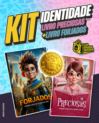 KIT FORJADOS & PRECIOSAS – LIVROS PARA FORMAÇÃO DE IDENTIDADE CRISTÃ