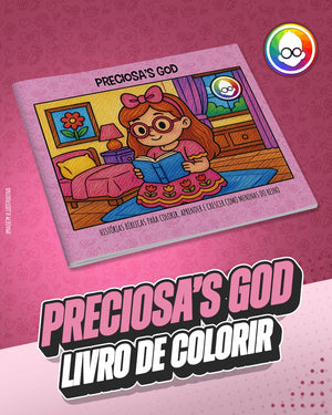 PRECIOSA’S GOD – LIVRO PARA COLORIR